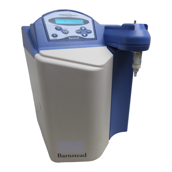Barnstead|Thermolyne NANOpure DIamond Analytical Manuals