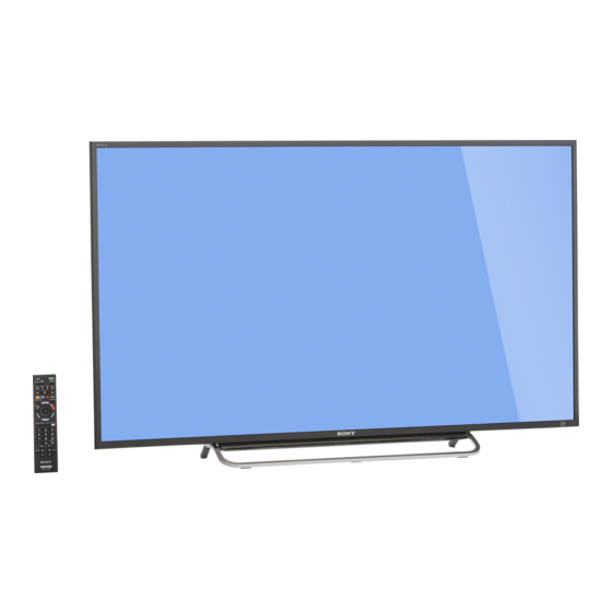 Sony BRAVIA series Reference Manual