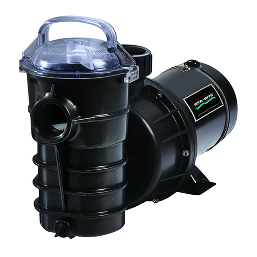 PENTAIR POOL PRODUCTS DYNAMO INSTALLATION, OPERATION & SERVICE MANUAL