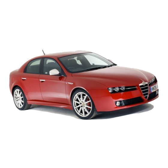 Alfa Romeo 159 Owner's Manual