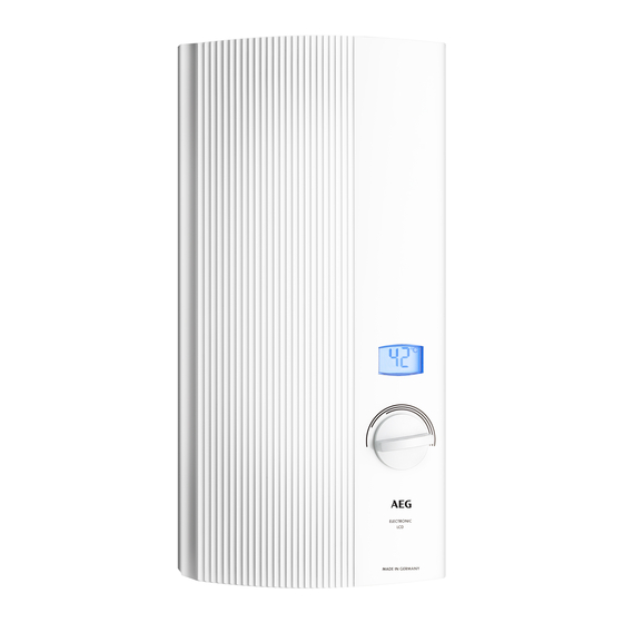 AEG DDLE LCD 27 OPERATING AND INSTALLATION INSTRUCTIONS Pdf Download