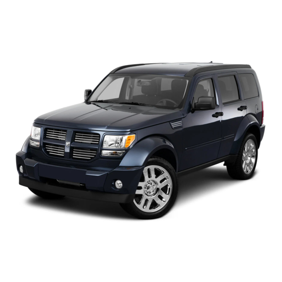 DODGE NITRO 2011 USER MANUAL Pdf Download | ManualsLib