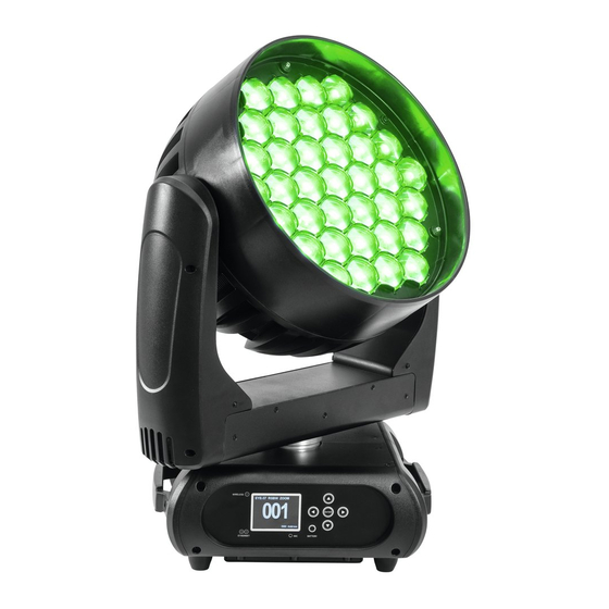 Future light EYE-37 RGBW ZOOM User Manual
