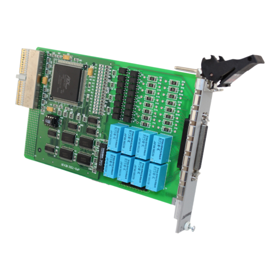 ADLINK Technology cPCI-7252 Manual