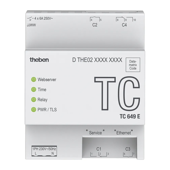 Theben TC 649 E Manual