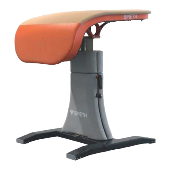 SPIETH Gymnastics Ergojet Rio Assembly And User's Manual