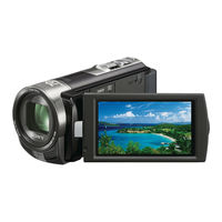 Sony DCR-SX45 Handycam® Handbook