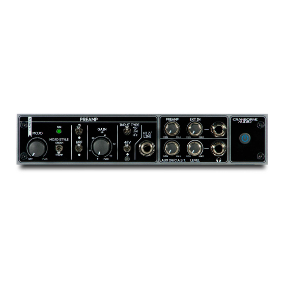 Cranborne Audio Camden EC1 Manual