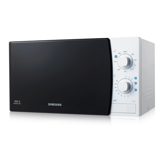 Samsung GE711K Owner's Instructions & Cooking Manual