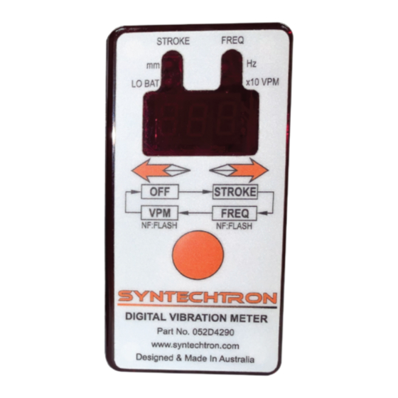 SYNTECHTRON 052D4290 Operation Manual