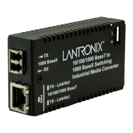 Lantronix M/GE-ISW 01 Series User Manual