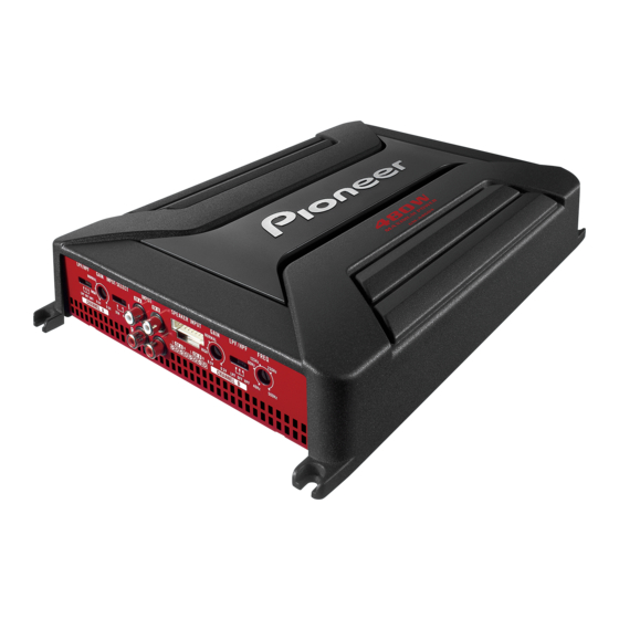 Pioneer GM-A6604 Owner's Manual