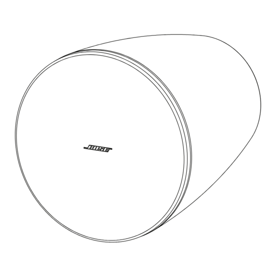 Bose DesignMax DM6PE Installation Manual