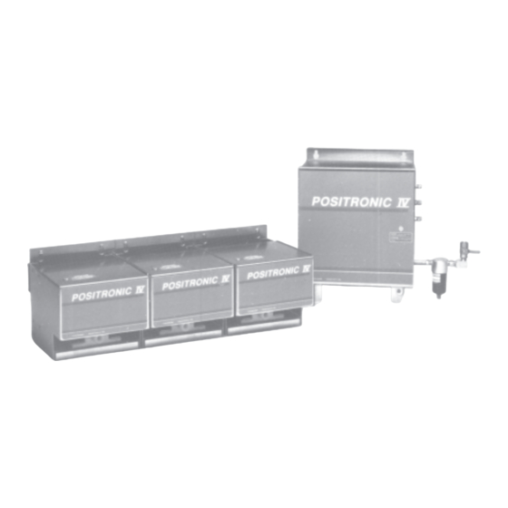 User Manuals: Ecolab POSITRONIC IV Control Regulator