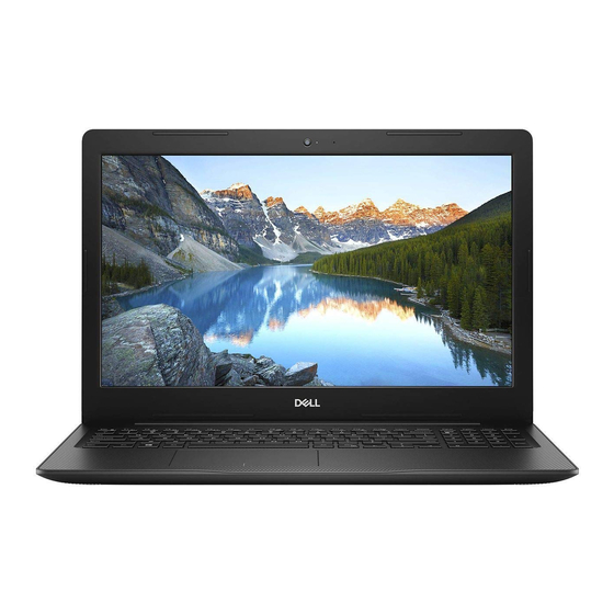 Dell Inspiron 3583 Setup And Specifications