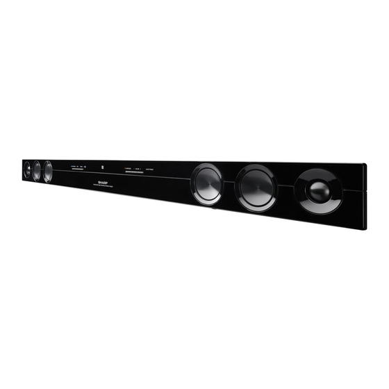 sharp ht sb30d soundbar