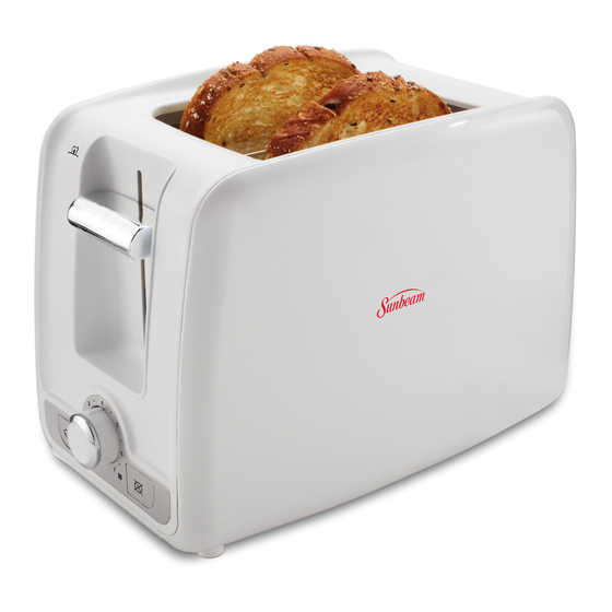 Sunbeam 4 Slice Toaster With Retractable Cord