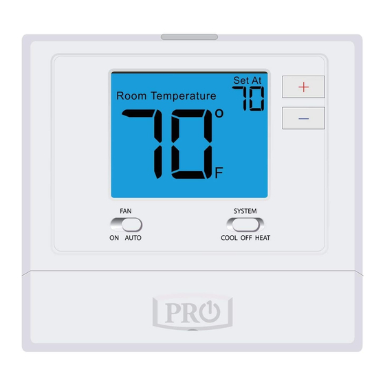 PRO1 IAQ T701 OPERATING MANUAL Pdf Download ManualsLib