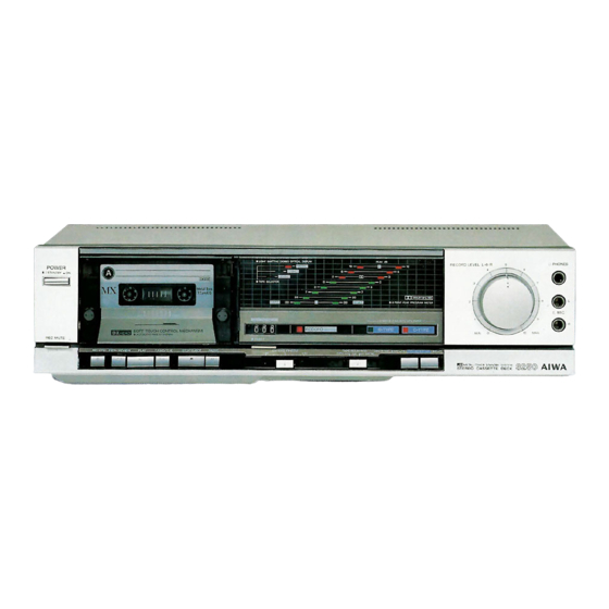 AIWA-Cassette Deck-ad-s40u to S 40 U-User Owner's Manual-EN DE FR ES EN 