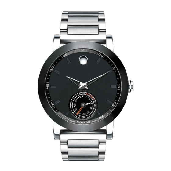 MOVADO MOTIONX-365 USER MANUAL Pdf 