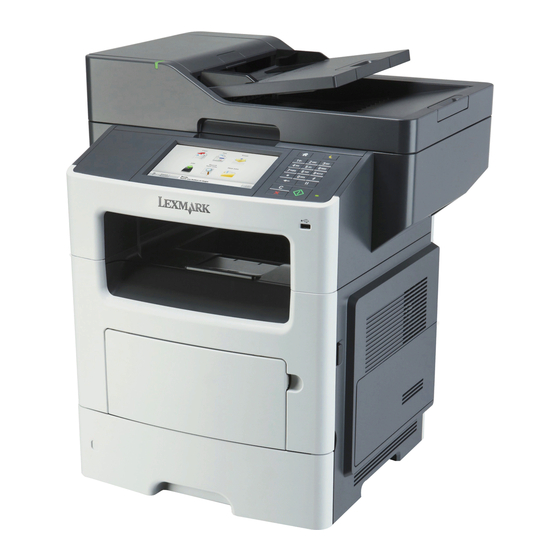 Lexmark MX610 Service Manual