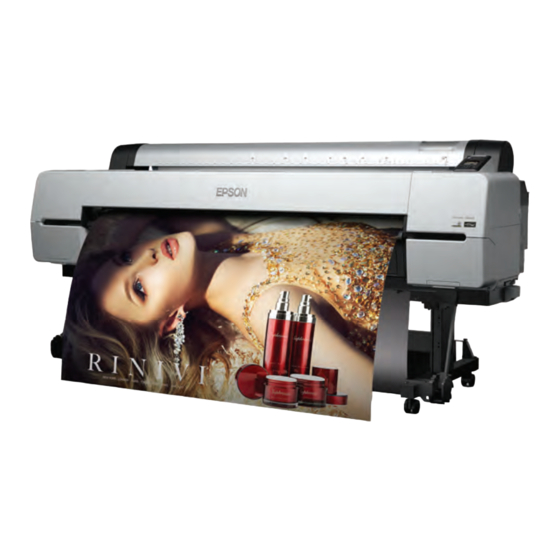 Epson SureColor P-Series Setup Manual