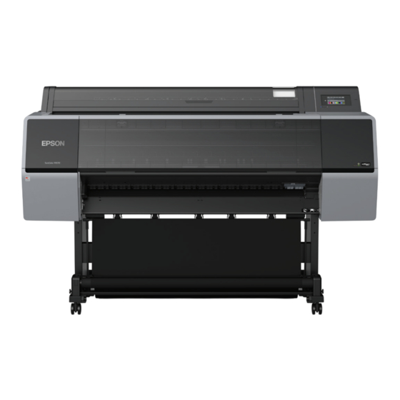 Epson SureColor P Series Setup And Maintenance