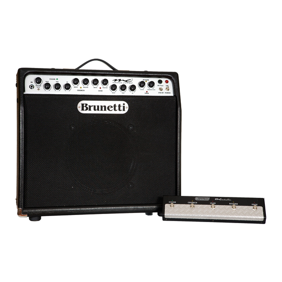 Brunetti MC2 MASTER COMBO User Manual