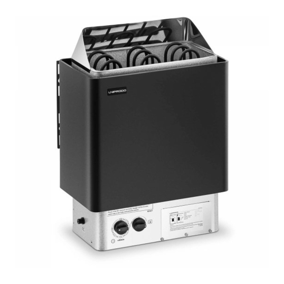 UNIPRODO UNI_SAUNA_B4.5KW User Manual