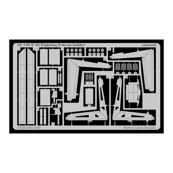 Eduard 32 149 Instruction Sheet