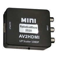 ReActiveMicro MINI AV2HDMI Owner's Manual