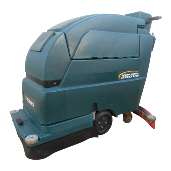 Nobles Speed Scrub 2001HD Operator And Parts Manual