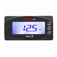 Koso MINI 3 Instructions