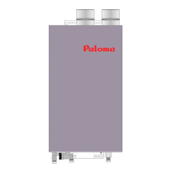PALOMA PH28R DVSN INSTALLATION AND OPERATING INSTRUCTION MANUAL Pdf