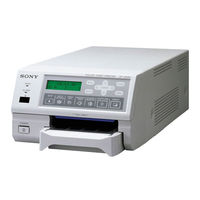 Sony UP-20 Instructions For Use Manual