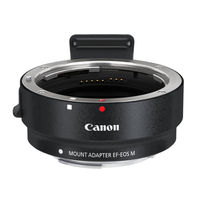 Canon EF-EOS M Instruction Manual