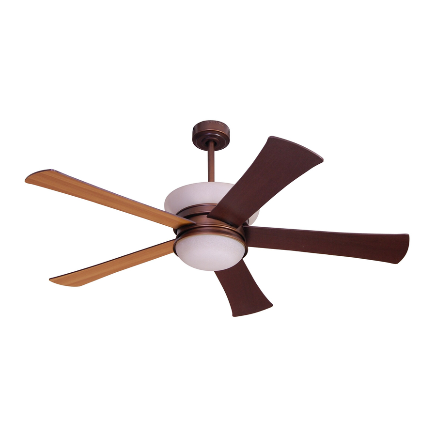 Allen Roth Victoria Harbor Ceiling Fan 52" LED with Remote 