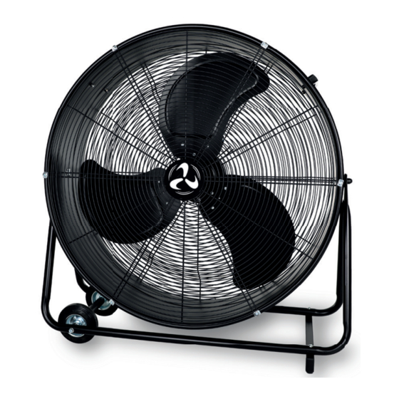 Ventilateur Industriel à Tambour CasaFan DF800 Highflow Eco SL - Débit 4500-10000 M³/h - IP44