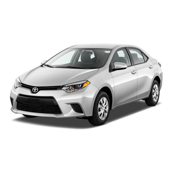 TOYOTA 2014 COROLLA OWNER'S MANUAL Pdf Download ManualsLib