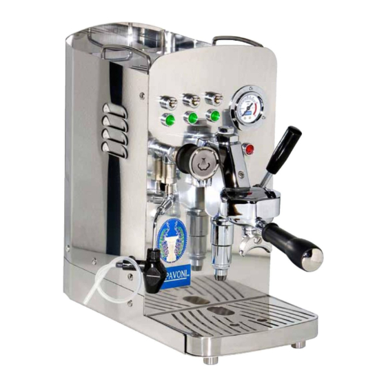 LA PAVONI VEROBAR V OPERATING INSTRUCTIONS MANUAL Pdf Download ManualsLib