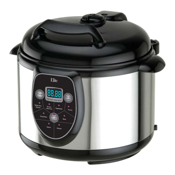 How To Use A 10-Quart Electric Pressure Cooker By Elite By Maxi-Matic