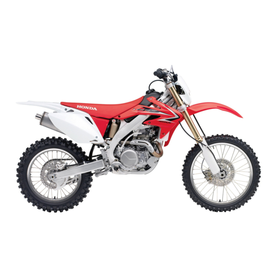 honda crf 450 x  owners manual and competition handbook 2012 