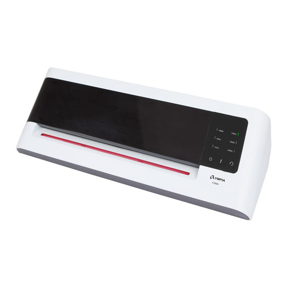 Olympia A 2024 Quick Manual