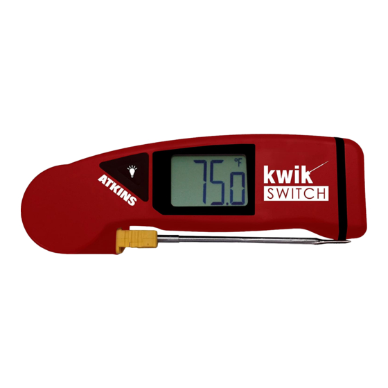 Cooper Atkins KwikSwitch 94100 Instructions