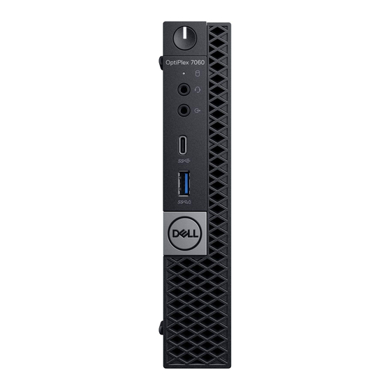 Dell OptiPlex 7060 Micro Setup And Specifications Manual