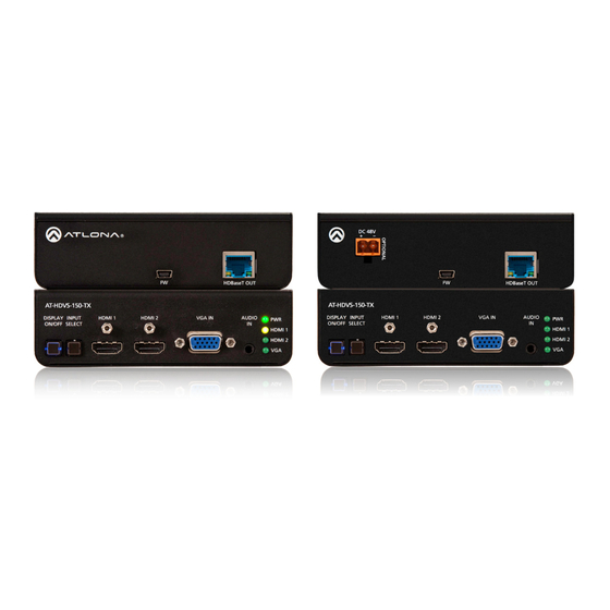 Panduit Atlona AT-HDVS-150-TX-HDMI Manuals