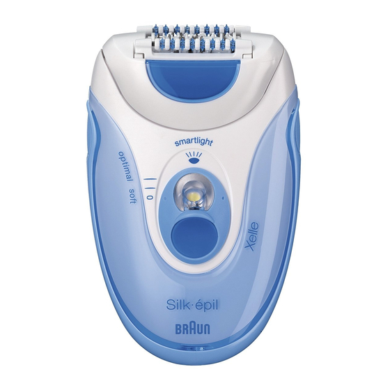 User Manuals: Braun Silk-epil X'elle 5580 Epilator