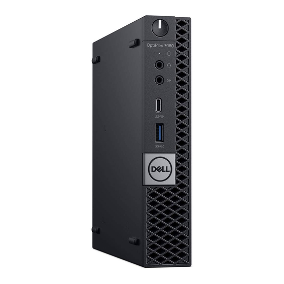 Dell OptiPlex 7060 Micro Service Manual