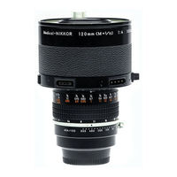 Nikon Medical-Nikkor 120mm f/4 IF Instruction Manual