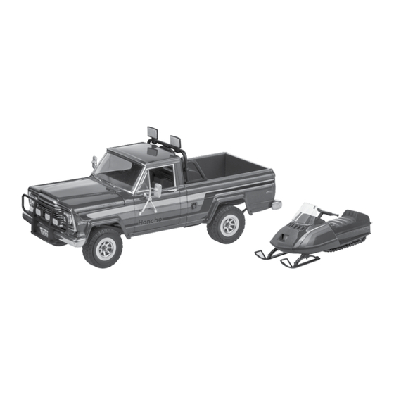 REVELL 80 JEEP HONCHO ICE PATROL Manual